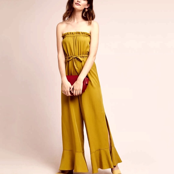 Anthropologie Dresses & Skirts - Anthropologie Hestia Strapless Jumpsuit